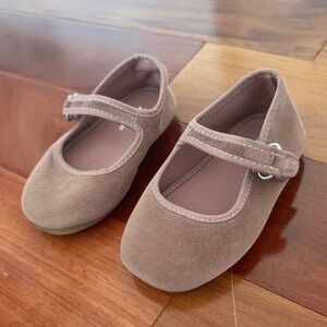 Zara Kids Dark Blush Mary Jane Dress Shoes